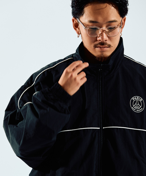 パリ・サンジェルマン(PSG) ボアコート定価27500円 コート ジャケット 「EVA*PSG」 JP PIPING TOP メンズ