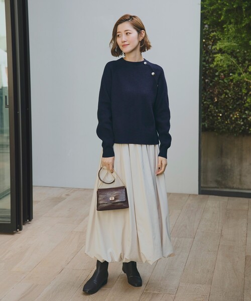 【おすすめ商品】キルティングフラップチェーン ミニショルダーバッグ　ブラック grove ショルダーバッグ バッグ 「雑誌掲載」キルトフラップ