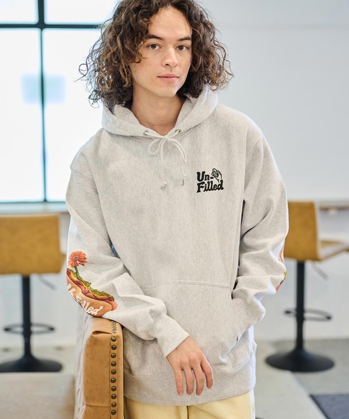 UN-FILLED（アンフィルド） パーカー mpa3641- U.F HOTDOG HEAVY PULL