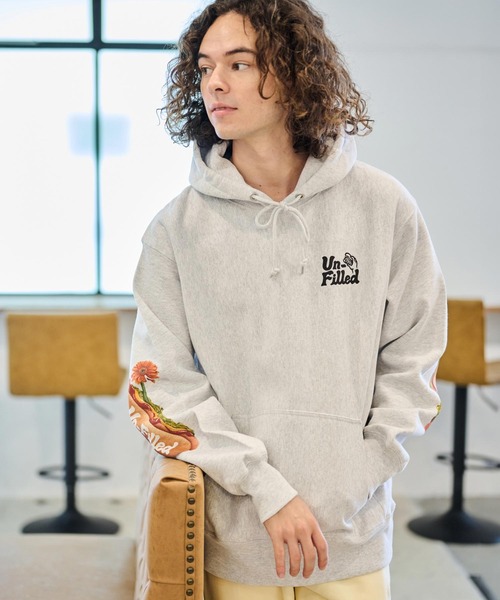 UN-FILLED（アンフィルド） パーカー mpa3641- U.F HOTDOG HEAVY PULL