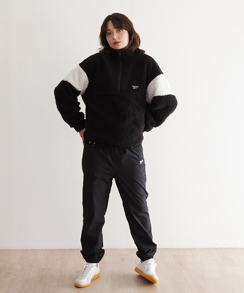 PR01. Reebok ハーフジップフリースJK メンズ : ZOZOTOWN Yahoo!店