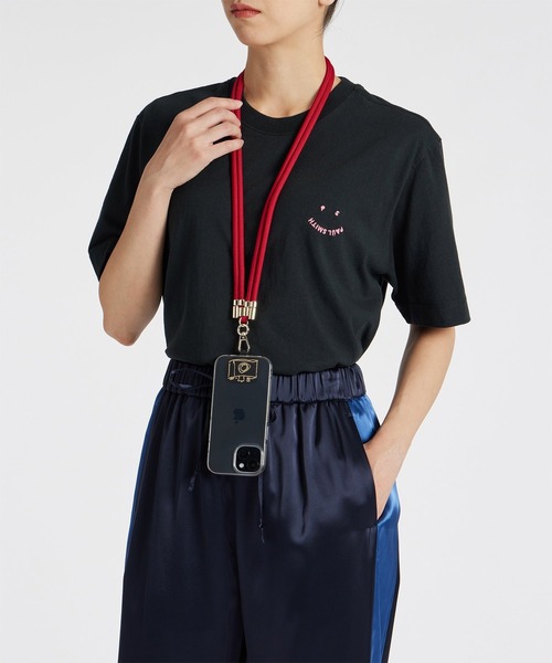 美品　ポールスミス ナイロン カラーブロッキング スマホ ネックポーチ Paul Smith（ポールスミス）の「コントラストカラーブロック