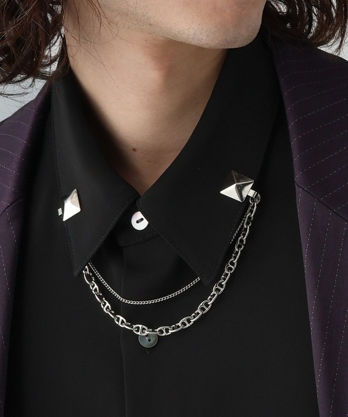 HARE（ハレ） ネックレス チェーンラペルブローチ(HARE) メンズ