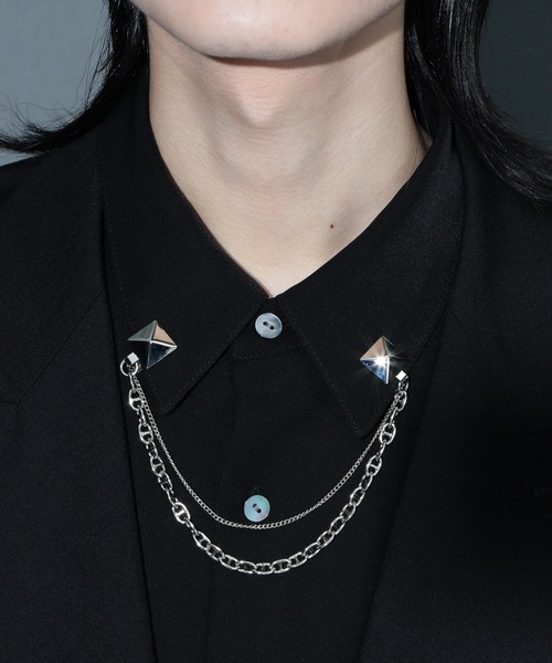 HARE（ハレ） ネックレス チェーンラペルブローチ(HARE) メンズ