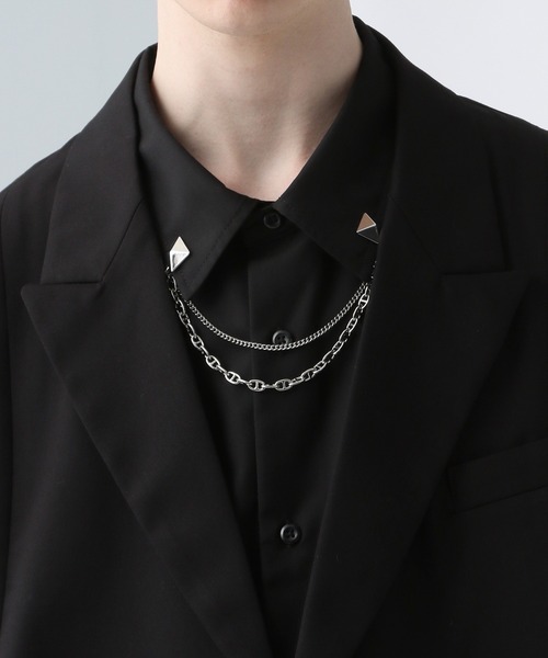 HARE（ハレ） ネックレス チェーンラペルブローチ(HARE) メンズ