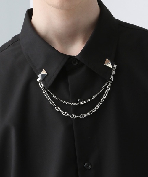 HARE（ハレ） ネックレス チェーンラペルブローチ(HARE) メンズ