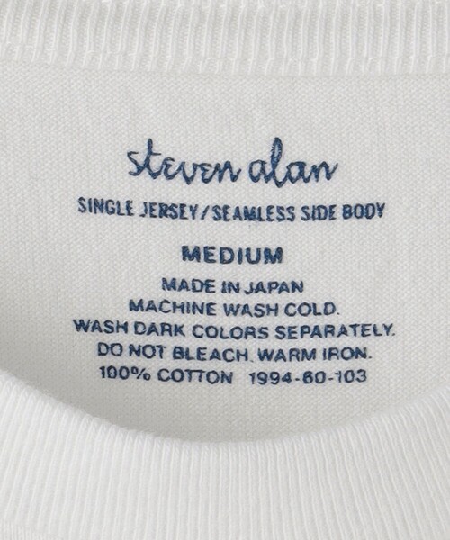 STEVEN ALAN（スティーブンアラン） tシャツ パック チューブボディ
