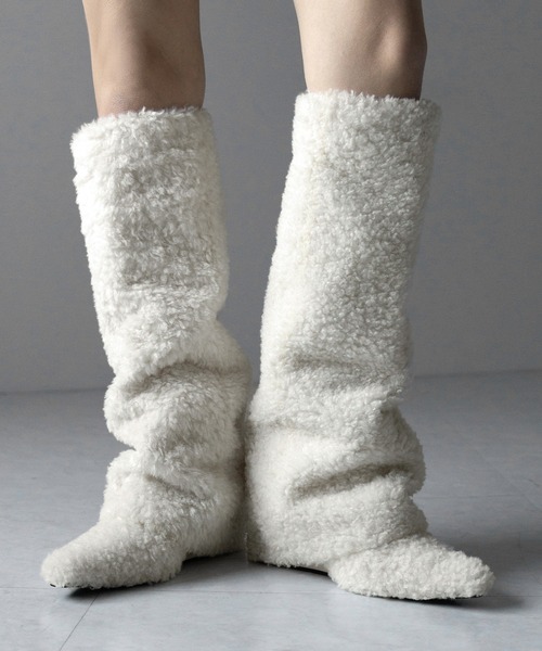 me+em select（ミームセレクト） ブーツ 「 2color 」プードルボア