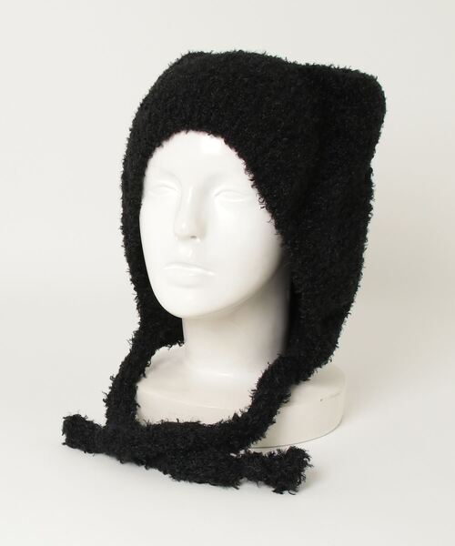ニット帽 ニットキャップ 「HIKA」くま耳パフニットCAP レディース