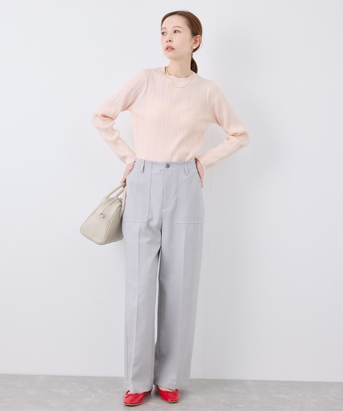 ROPE' PICNIC ニット セーター シルク混ワンポイントニットプル