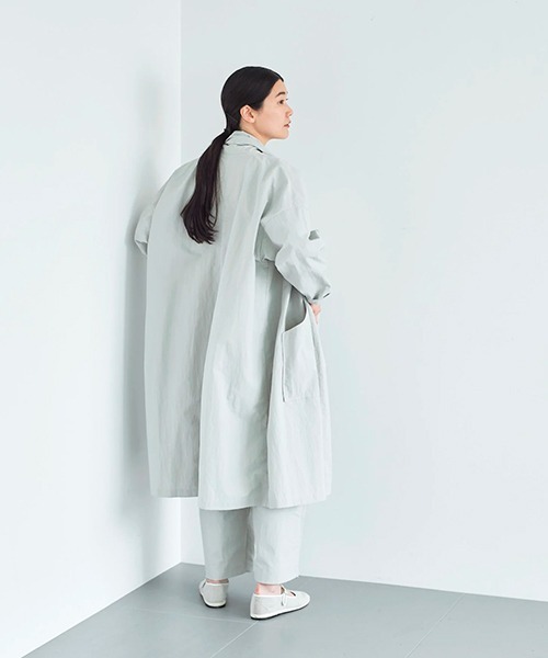 CLASKA Gallery & Shop D ナイロン ステンカラーコート