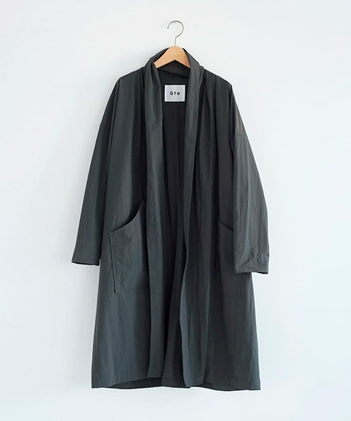 ata（アタ） コート アウター ata robe 1. / ナイロン ローブコート