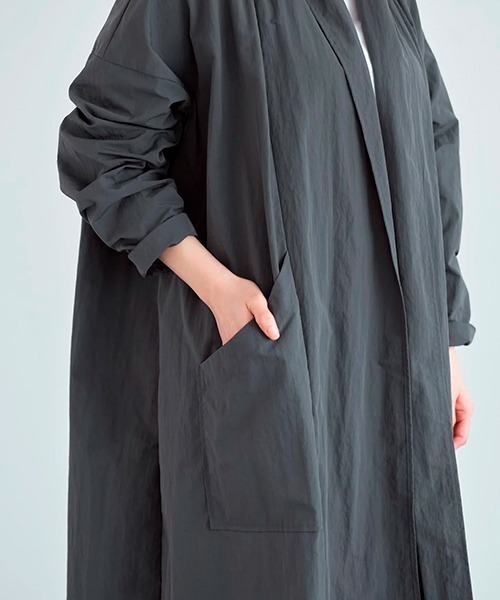 ata（アタ） コート アウター ata robe 1. / ナイロン ローブコート