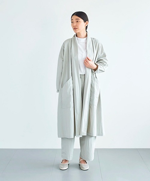 【美品】2026春 CLASKA āta robe 1. スプリングコート ata（アタ） コート アウター ata robe 1. / ナイロン ローブコート