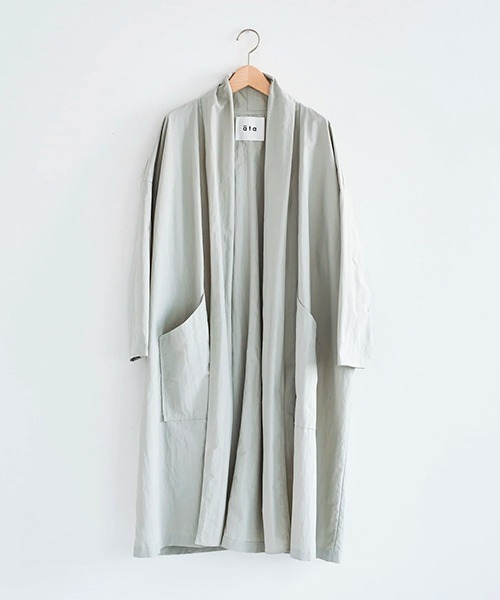 ata（アタ） コート アウター ata robe 1. / ナイロン ローブコート