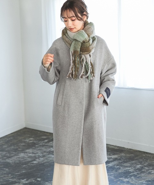 「mysty woman」 チェスターコート FREE ブラック レディース_画像4