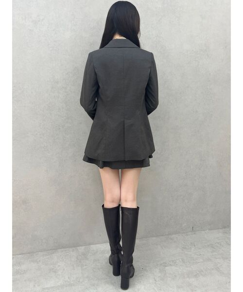 MERCURYDUO スカート バックジップミニマーメイドスカパン