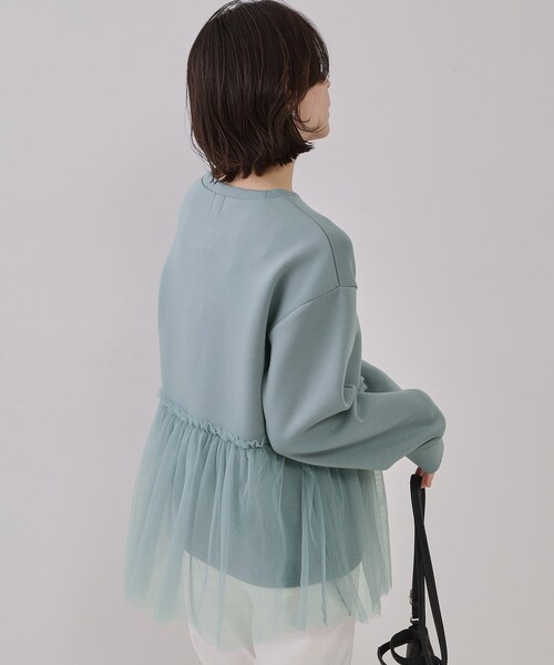 OPAQUE.CLIP（オペークドットクリップ） tシャツ チュールドッキング