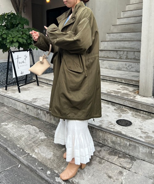 試着のみ⭐︎シーナリー SHENERY ロングモッズコート ベージュ SHENERY（シーナリー）の「ロングモッズコート（モッズコート）」 - WEAR