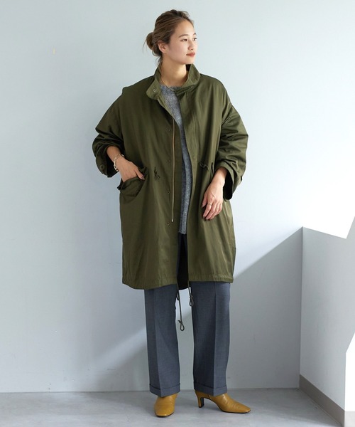 SHENERY【美品】ロングモッズコート（ベージュ） SHENERY（シーナリー） モッズコート FREE ベージュ レディース