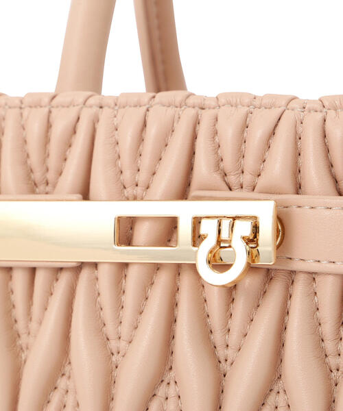 EDIT COLOGNE（エディットコロン） 2WAYバッグ フリ- ホワイト