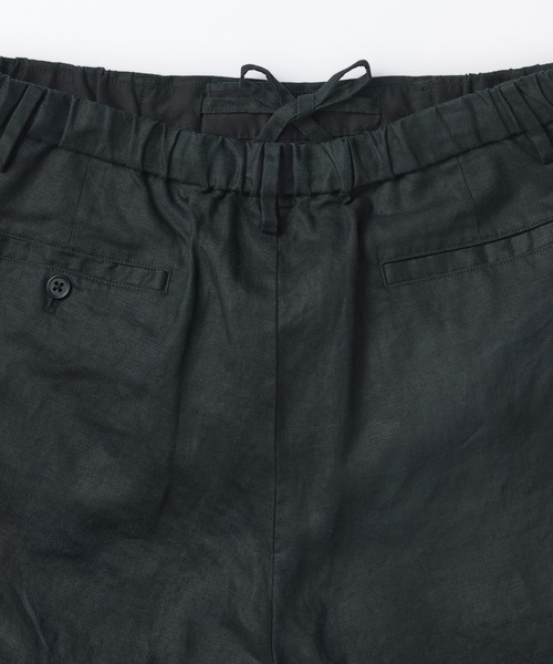 無印良品 パンツ 紳士 リネン洗いざらしテーパードパンツ メンズ