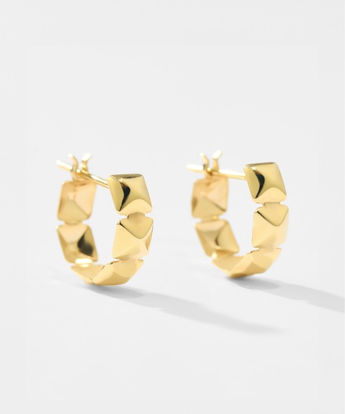 Jewel closet by L&Co. ピアス K10 フープ ピアス「動画あり