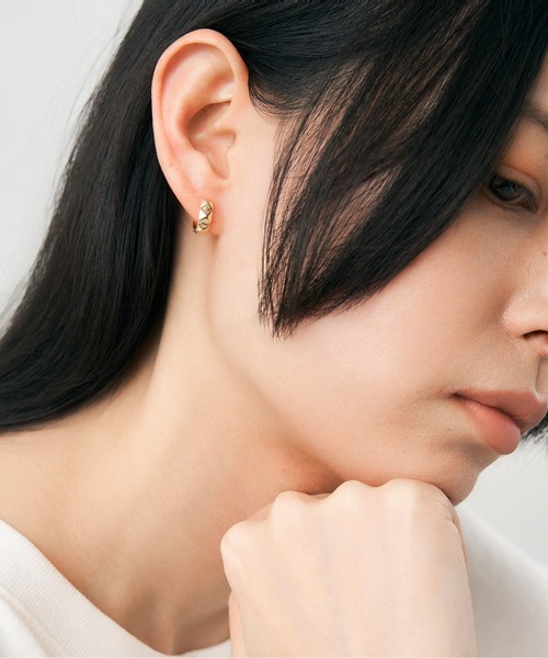 Jewel closet by L&Co. フープピアス　k10 Jewel closet by L&Co. ピアス K10 フープ レディース メンズ