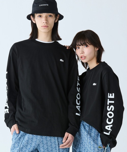 ■LACOSTE■ヘビーウェイトスリーブプリントTシャツ ヘビーウェイトスリーブプリントTシャツ TH6375 - ラコステ