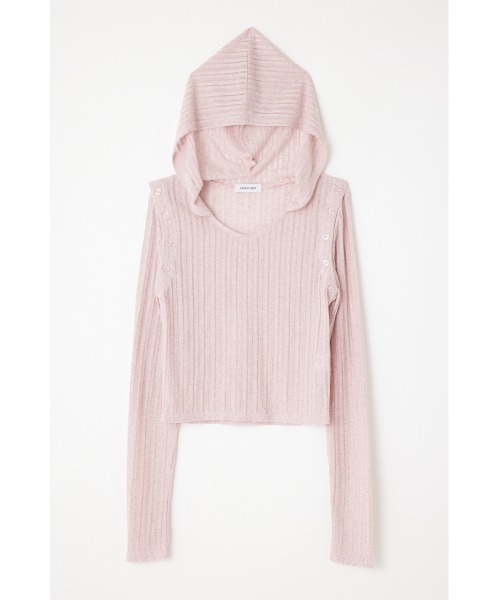 LAGUA GEM（ラグアジェム） パーカー 2WAY HOODIE トップス レディース
