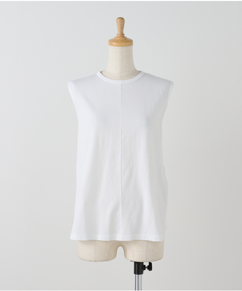 tシャツ 「babaco/ババコ」Back Tied タンクトップ / BA01-CR47 レディース