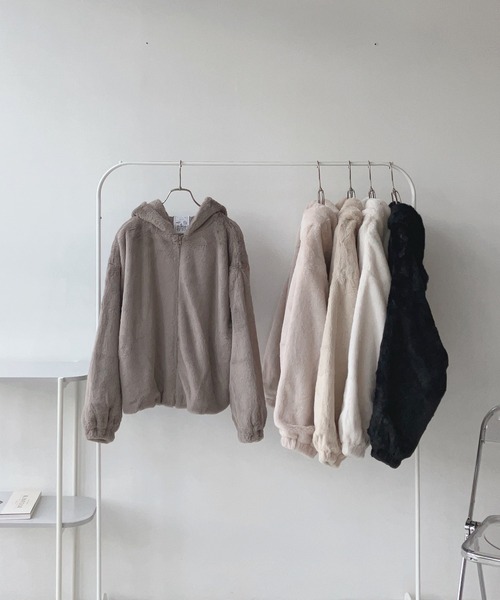 「AS KNOW AS plus」 ブルゾン FREE ブラック レディース_画像2