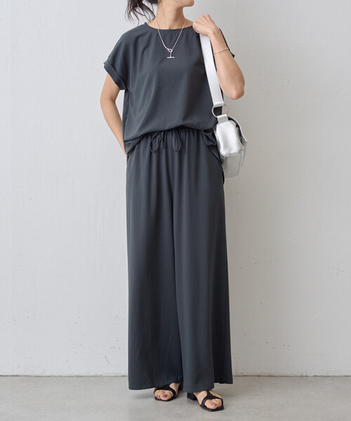 BEARDSLEY（ビアズリー） パンツ ストレッチジョーゼットパンツ