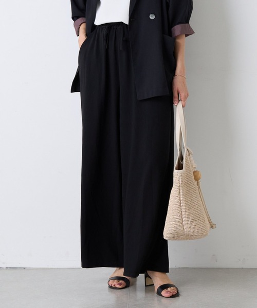 BEARDSLEY（ビアズリー） ワイドパンツ パンツ ストレッチジョーゼット