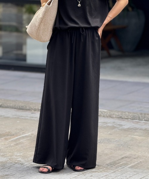 BEARDSLEY（ビアズリー） パンツ ストレッチジョーゼットパンツ