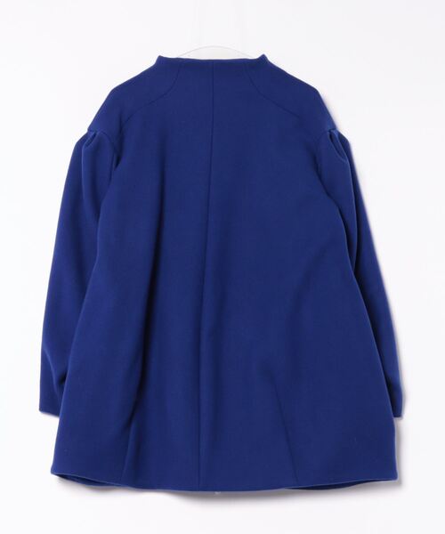 UN3D.（アンスリード） ノーカラーコート 38 ブルー レディース