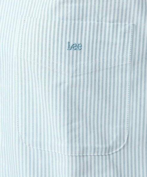 ブラウス シャツ Lee/リー コットンストライプシャツ 日よけにも レディース Lee ブラウス シャツ Lee/リー コットンストライプシャツ 日よけ