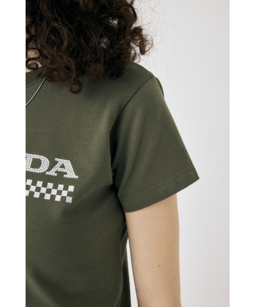 MOUSSY HONDA RHINESTONE Tシャツ HONDA RHINESTONE Tシャツ（Tシャツ/カットソー）｜MOUSSY