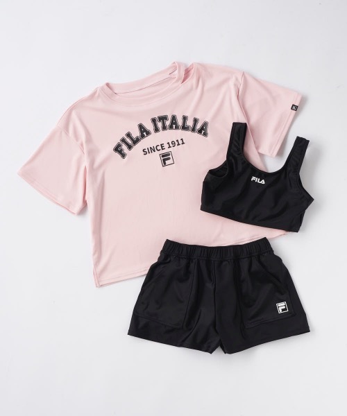 FILA（フィラ） 水着 「FILA/フィラ」キッズ水着3点セット 水陸両用T