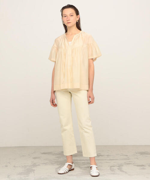 「TOMORROWLAND」 半袖ブラウス 36 ピンク レディース TOMORROWLAND collection 「TOMORROWLAND collection