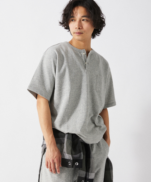 JOURNAL STANDARD　relume JOURNAL STANDARD relume tシャツ コンパクトループ ヘンリー