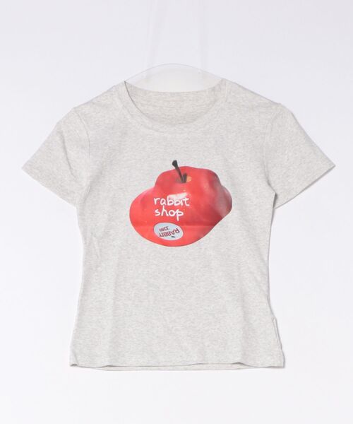AsRiRe tシャツ 26ss新色追加/イチゴ柄プリントTシャツ レディース