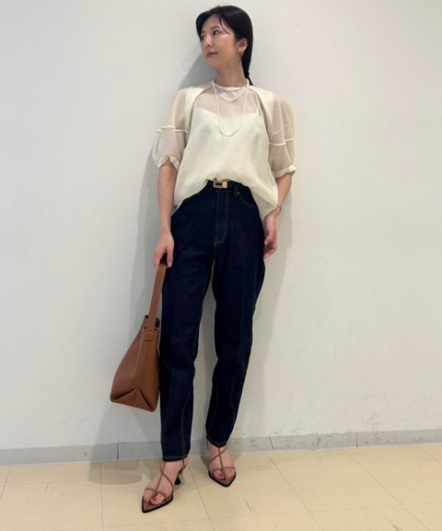 「Mila Owen」 デニムパンツ 0 ネイビー レディース_画像2
