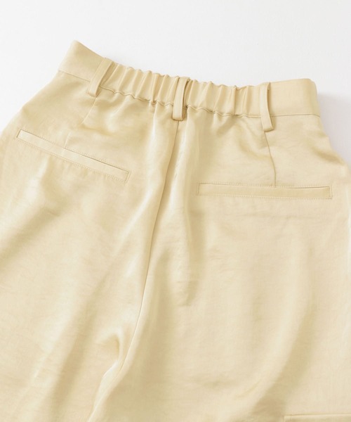 KBF パンツ サテンカーゴパンツ レディース : ZOZOTOWN Yahoo!店