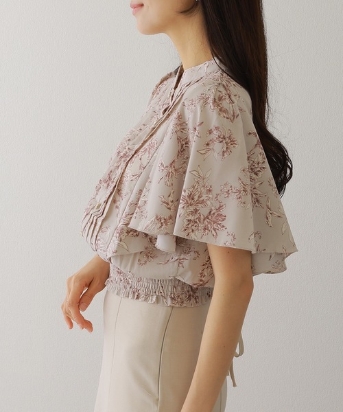 Lace Ladies（レースレディース） ブラウス シャツ 半袖 スタンド