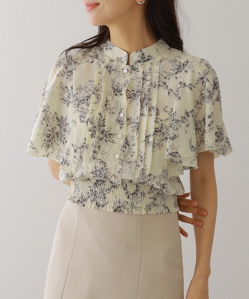Lace Ladies（レースレディース） ブラウス シャツ 半袖 スタンド