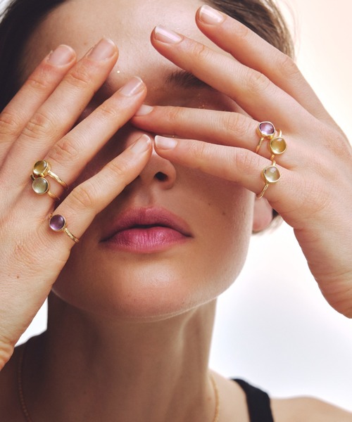 les bonbon（ルボンボン） 指輪 リング 「les bonbon」aura round ring