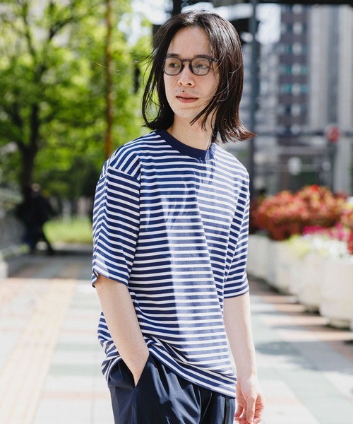 「URBAN RESEARCH」 半袖Tシャツ MEDIUM ブルー系その他 メンズ