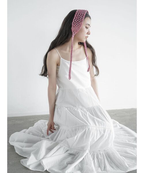 ワンピース pois cami onepiece FIKA.（フィーカ） ワンピース Tiered cami onepiece : ZOZOTOWN Yahoo