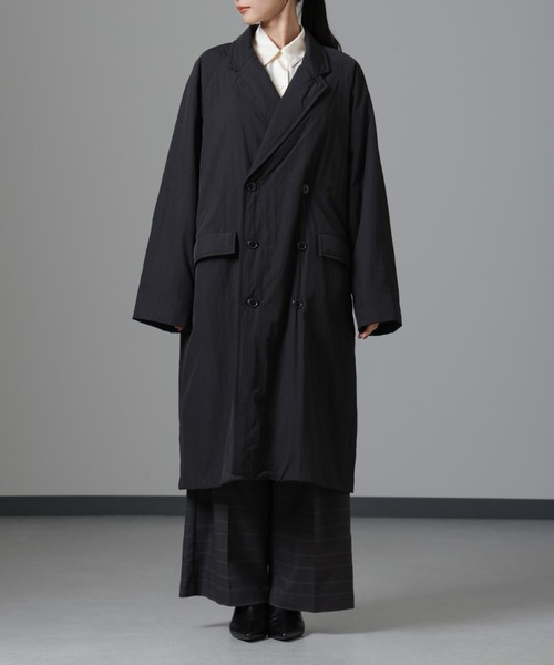 NANO universe（ナノ・ユニバース） ステンカラーコート FREE カーキ